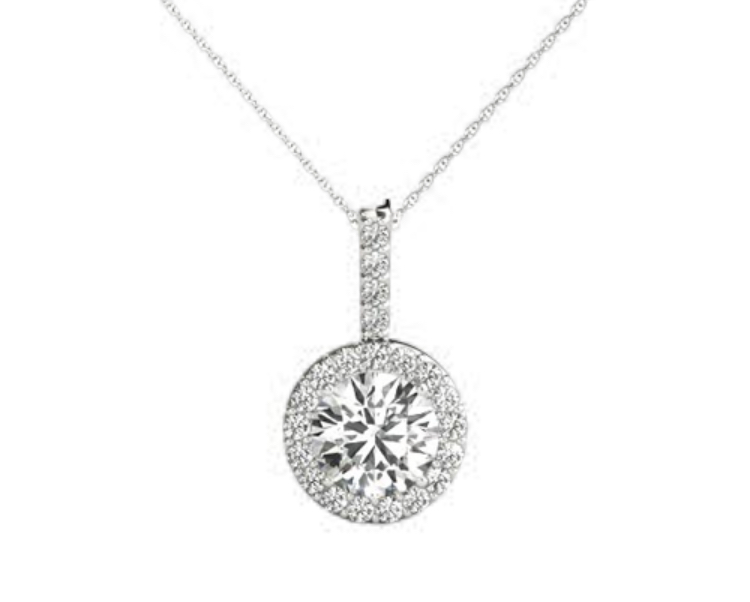 White Diamond Necklace