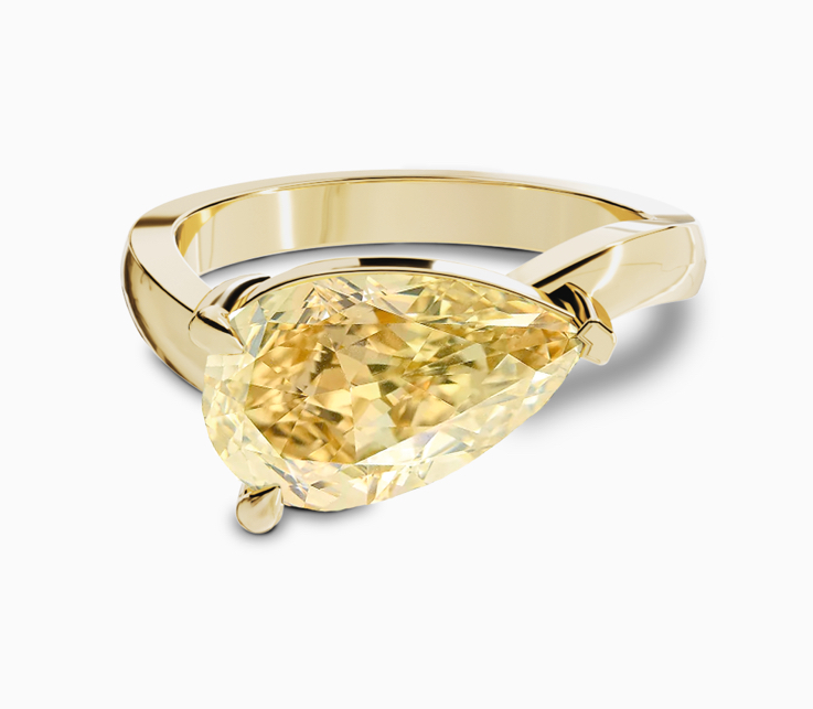 Beautiful Yellow Diamond Ring