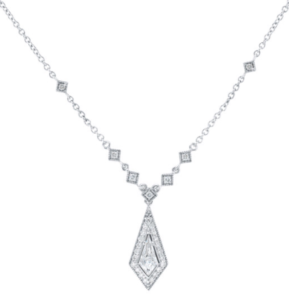 Beautiful White Diamond Necklace